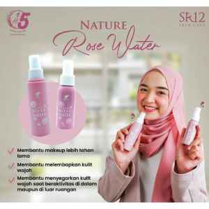 Nature rose water Dan Secret Water SR12 Membuat Make Up Tahan Lama Dan Wajah Jadi Cerah Glowing Bpom