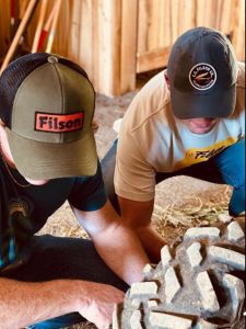 หมวกเบสบอล Filson Vintage Oil Wax Canvas หมวกกันแดดแบบปรับได้ ผ้าไนลอน ผ้าฝ้าย โพลีเอสเตอร์ หมวกทรงกลม ฤดูร้อน 2021 หมวกทรงปากเป็ด