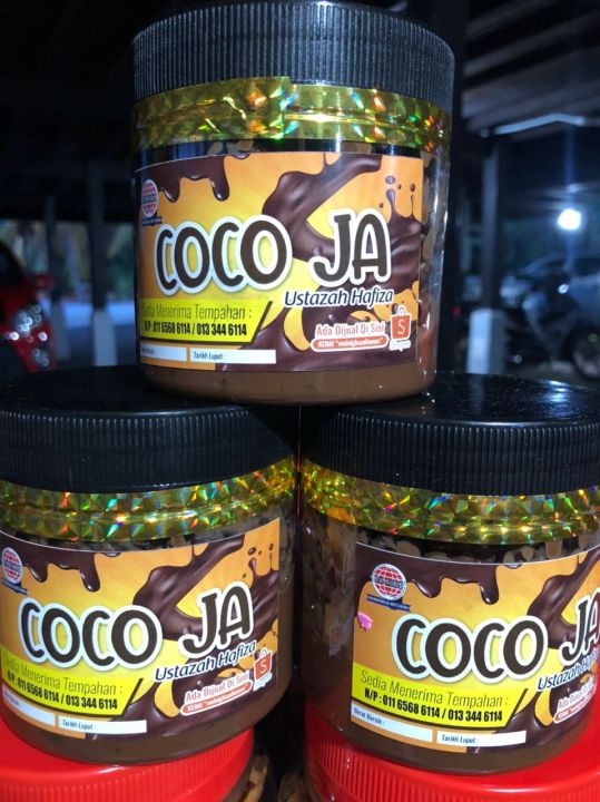 coco ja Ustazah Hafiza Dark Chocolate Plastic Bottles Cupboard