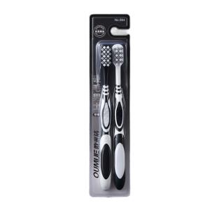 2PCS Hard Bristle Toothbrush Deep Cleaning Adult Dental Care Teeth Whitening Stain Removal Oral Care Toothbrush