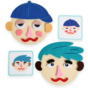 Social Emotional Learning Toy Funny Faces Games Preschool Learning Activities Toy to Express Emotions for Kids Boy Girl Gifts