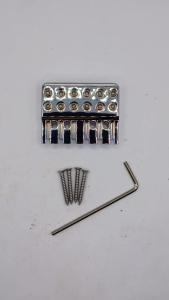 Nut Locking Gitar Guitar Elektrik Headless 6 String WH-001-6 Chrome