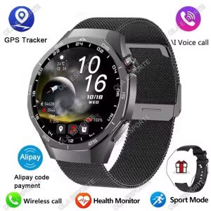Smart Watches For Men Women AMOLED HD Screen GPS Tracking NFC Heart Rate Bluetooth Call IP68&5ATM Waterproof SmartWatch 2025 New