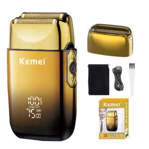 Kemei | Kemei Professional Hair Clipper Haircut Machine 0mm Hair Trimmers Rechargeable Electric Shaver For Men KM-TX10 KM-1757 Kit