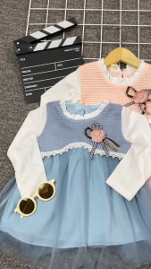 Yu Jin Dress Korea - Dress Anak Perempuan Fashion baby korean Style Import premium Overall Dres bayi Kios Balita Fawa