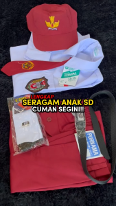 Seragam Sekolah SD Anak Laki-laki Panjang Kelas 1-6 Bonus Atribut SS24