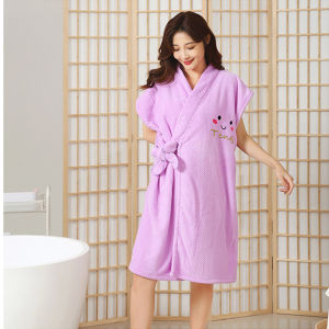 Khăn Tắm Bằng Cotton Nguyên Chất Có Thể Mặc Dành Cho Nữ Quần Áo Ngủ Nhanh Khô Sau Bơi Quần Áo Mặc Khi Tắm Dụng Cụ Vệ Sinh Cá Nhân