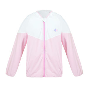 Aimix New 2023 Summer Childrens Air Conditioning Clothing Long Sleeve Hoodie Polyester Nylon Fabric Sun Protection Tech Shirt Boys Girls