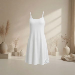 Premium Quality Tank Top Adjustable 3/4 Quarter Length White and Black Soft Breathable Fabric Lightweight Comfortable Perfect for Everyday Wear Size S-3XL Code 0100052 and 0100053