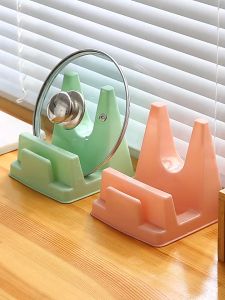 punch-free all-in-one pot lid rack countertop kitchen cutting board storage