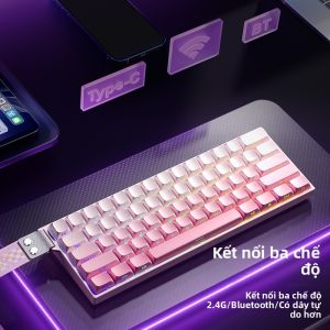AULA | Bàn Phím Cơ Từ Tính MINI60HE Layout 60% Kết Nối 3 Chế Độ Rapid Trigger Polling Rate 8000Hz