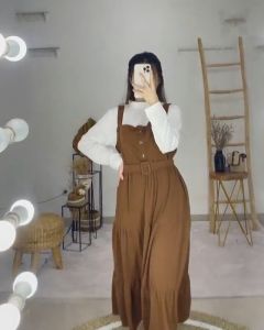 AliMaMa - GAMIS 808 - GRATIS Manset Dalaman Inner - Dress Wanita Murah - Pakaian Terusan Perempuan