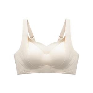 Miiow | Wireless Soft Support Sports Bra Womens Invisible Underwear Anti-Sagging Large Chest Appears Small Gather Side Breast MiiOW Cat Person