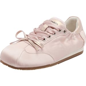 Agsdon | Pink Silk Ballet Training Shoes
