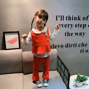 Setelan One Set 3in1 Anak Perempuan Angel 6 Bulan - 4 Tahun Import Korean Korea Style Lengan Panjang