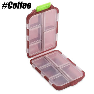 Travel Pill Organizer Box  - Travel Medicine Case Kit - Pocket Daily Pharmacy Container - Travel Medication Holder Dispenser