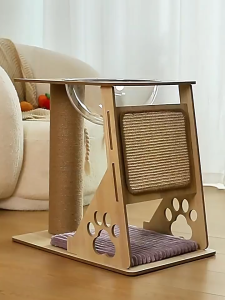 Cat Climbing Frame/cat scratch board with space capsule design [ Ready stocks]