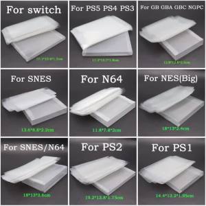 2-10pcs transparent plastic PET game box FOR N64 GB GBA GBC SNES NES switch suitable for PS2 PS3 PS4 PS5 protectivecover
