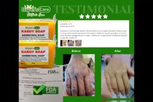Bryels Care™️ 100g KASOY SOAP FDA APPROVED FOR MILD SKIN PROBLEMSKATI KATI PIMPLES Acne Problems/eczema/ buni/an-an/whiteng herbal kasoy soap by bryels care natures care