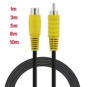 RCA 0.8M 1 RCA Male To 1 RCA Female Audio Video Extension Coaxial Cable for HD TV Wireless Adapter