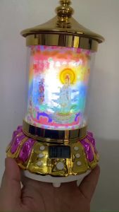 máy niệm phật 20 bài - đài niệm phật phát quang hình tháp