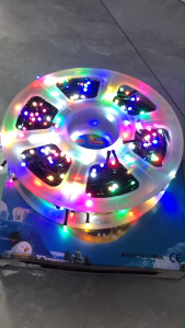CLEARANCE ไฟหยดน้ำ ไฟกะพริบประดับตกแต่ง ไฟกระพริบ หัวกลม 220V RGB 360LED 8STEP 50 เมตร ไฟกระพริบ LED ไฟหิ่งห้อย ไฟหยดน้ำ ไฟคริสมาสต์ ราคาส่ง 249.-บาท