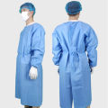 PPE Non-Woven Isolation Gown Disposable Thickened Protective Work Clothes. 