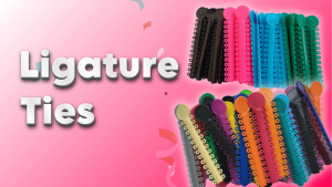 Pinkderby 40pcs Stick Elastic Rubber Black Color Assorted Color 4sets Color