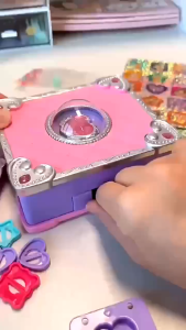 [SG STOCK] DIY Sticker Machine Magic Book Girls Guka Treasure Box Factory Direct Kids Jewelry Birthday Gift