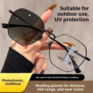 Progressive Multifocal Smart Zoom Sunglasses for Women