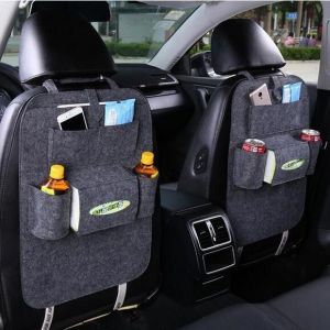 GREENHOUSE กระเป๋าใส่ของ Car seat back กระเป๋าแขวนหลังเบาะรถยนต์ ที่ใส่ของหลังเบาะรถอเนกประสงค์ เก็บของในรถ แขวนหลังเบาะ