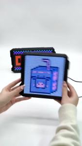 24*48 LED Pixel Display APP Control Programmable Night Light DIY Text Pattern Animation for Home Decoration Bedroom Game Room