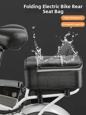 Folding Waterproof Large-capacity E-bike Rear Bag