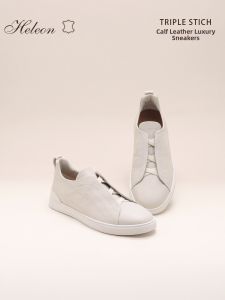HELEON | Breathable Leather Casual Slip-on Mens Shoes