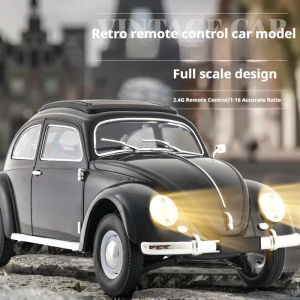 JDD[Available now][Fast delivery]CXD 1/16 D62 Full Scale Remote Control Car RC CAR R Beetle 1950 Climbing Car Simulation Model Toy Festival Gift