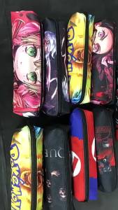 Hot Sale Stitch Primary and Secondary School Student Pencil Case Cartoon Stitch Pattern Digital Printing Stationery Zipper Bag