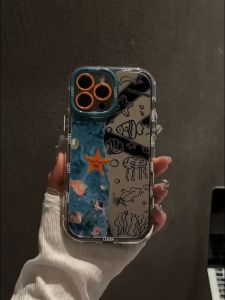 Full Cover Shockproof Phone Case for  17Promax 16Pro Mirror 14Underwater World 13New 12XS Cute 11Air 15Plus High End 17Air