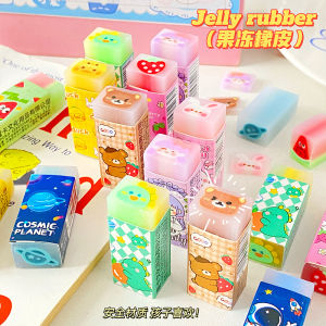 Clean Erasing Jelly Rubber Cartoon Fruit Design No Dust for Students Exams Kindergarten Rewards Prize Jelly Eraser for Kids