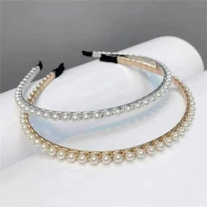 Fashion Korean Style Simple Versatile Pearl Headband good quality good for party