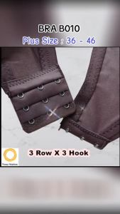 NS B010 Plus Size  36 - 46 Full Cup Soft Bra Non-Wired