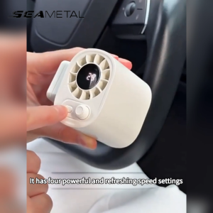 SEAMETAL Multi Scene Clip Fan Car Sun Visor Umbrella Waist Clip 360° Rotating Portable Electric Fan