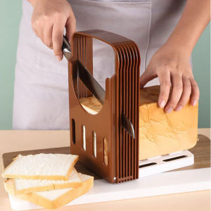 Toast Bread Slicer Stand Foldable Plastic Cutting Tool Sandwich Cutter Mold Loaf Cutter Rack Baking Tool Kitchen Gadgets