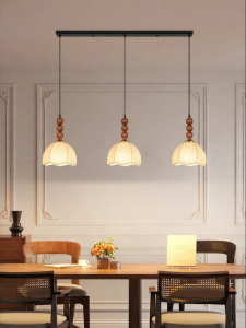 DGY | French Retro Wooden Lighting Fixture