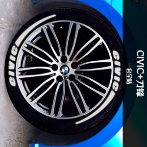 3D Letter Stickers Reflective Decorative Hub Cap Decals for Motorcycles Cars Electric Vehicles DIY Customizable Patches