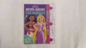 Disney Princess Colouring Book For Kids With 6 Metres Pull Out Pages To Color & Doodle