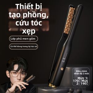 Mini Corn Curling Iron for Men Portable Travel Hair Straightening And Curling Iron High Temperature Resistant Ceramic Plate