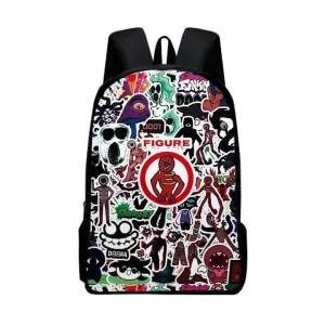 New Doors Figure Escape The Door Schoolbag Schoolbag Anime Backpack for Primary and Secondary School Students