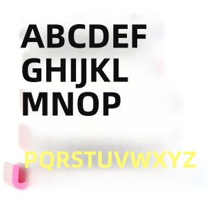 Acrylic Thư Hạt Lỗ Lớn Dành Cho Trẻ Em Thủ Công Bảng Chữ Cái Không Gian Siêu Tốc Hạt Cho DIY Trang Sức Vòng Cổ Móc Khóa Phụ Kiện