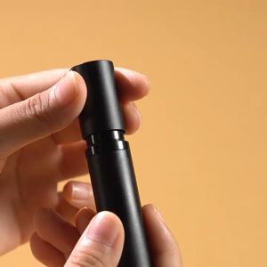 Perfume Spray Bottle，Bottom Filling 5ml Mini Refillable Perfume Bottles Travel Sized Aluminum Perfume Atomizer Spray Bottle Pocket Perfume Container for Men and Women Portable Refillable Travel Per