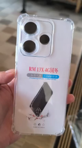 CASE HP XIAOMI REDMI 13X SILIKON CLEAR BENING ANTI CRACK ANTI KUNING SOFT CASING HANDPHONE